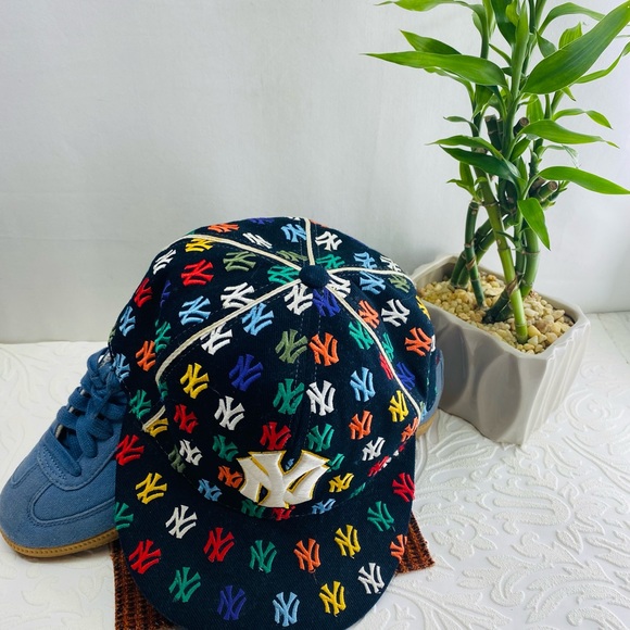 New York hat embroidered multi colors - Picture 5 of 10
